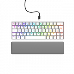 URAGE by HAMA 217829, GAMING URAGE EXODUS 760TKL MECHANIKUS MINI BILLENTYŰZET, RGB, RED SWITCH, FEHÉR