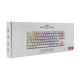 WHITE SHARK WS GK-2106W/R-US COMMANDOS fehér mechanikus angol (red switch) gamer billentyűzet