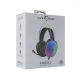WHITE SHARK FIREFLY-B, GH-2342-B gamer fejhallgató, fekete/RGB, (3.5 Jack)