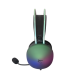WHITE SHARK FIREFLY-B, GH-2342-B gamer fejhallgató, fekete/RGB, (3.5 Jack)