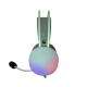 WHITE SHARK FIREFLY-W, GH-2342-W gamer fejhallgató, fehér/RGB, (3.5 Jack)
