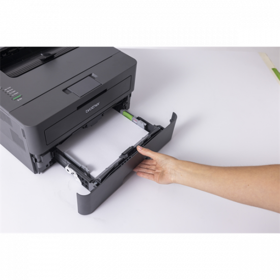 BROTHER Lézernyomtató HL-L2402D, A4, mono, 30 lap/perc, USB, duplex, 1200x1200dpi, 64MB