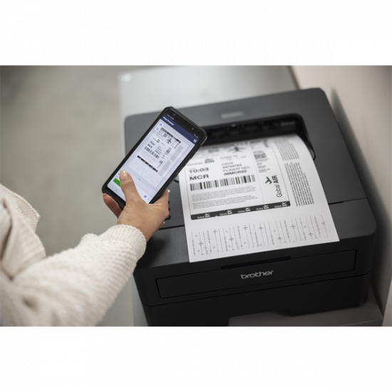 BROTHER Lézernyomtató HL-L2460DN, A4, mono, 34 lap/perc, USB/LAN, duplex, 1200x1200dpi, 128MB