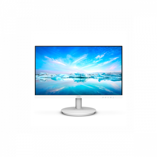PHILIPS IPS monitor 23.8" 241V8AW, 1920x1080, 16:9, 250cd/m2, 4ms, VGA/HDMI, hangszóró, fehér