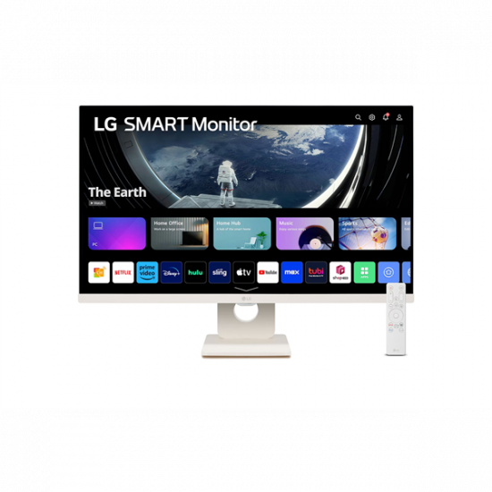 LG Smart IPS monitor 27" 27SR50F-W, 1920x1080, 16:9, 250cd/m2, 14ms, 2xHDMI/2xUSB/Bluetooth/AirPlay, hangszóró