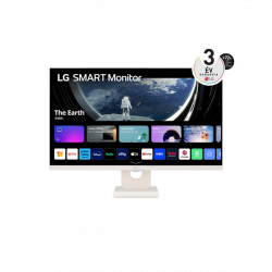 LG Smart IPS monitor 27" 27SR50F-W, 1920x1080, 16:9, 250cd/m2, 14ms, 2xHDMI/2xUSB/Bluetooth/AirPlay, hangszóró