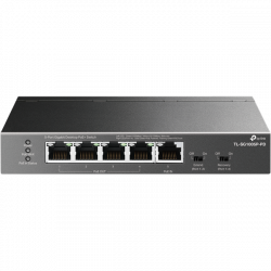 TP-LINK Switch 5x1000Mbps(1xPOE++/4xPOE+) Fémházas, TL-SG1005P-PD