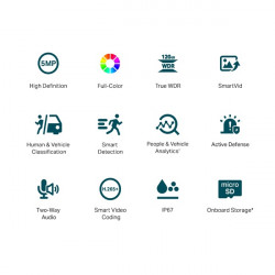 TP-LINK IP Kamera kültéri színes éjjellátó 5 Megapixel, 2.8mm Objektív, VIGI C350(2.8MM)