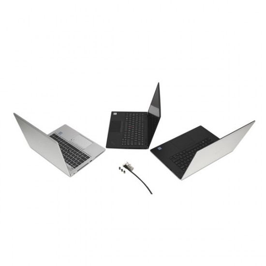 KENSINGTON Kábelzár (Universal 3-in-1 Combination Laptop Lock)