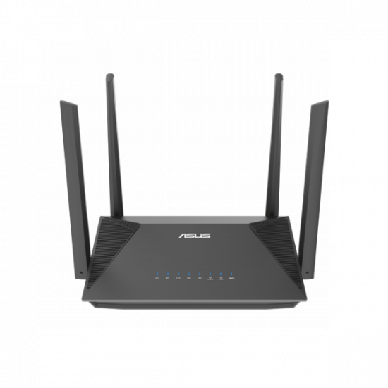 ASUS Wireless Router Dual Band AX1800 1xWAN(1000Mbps) + 3xLAN(1000Mbps), RT-AX52