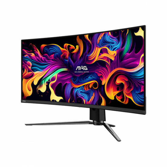 MSI Monitor GAMING MAG 341CQP QD-OLED Ívelt 34" UWQHD 3440x1440, 1800R, 0,03ms, 175Hz, 2x HDMI, DP, USB-C, Black