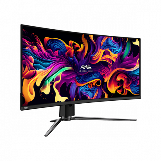 MSI Monitor GAMING MAG 341CQP QD-OLED Ívelt 34" UWQHD 3440x1440, 1800R, 0,03ms, 175Hz, 2x HDMI, DP, USB-C, Black
