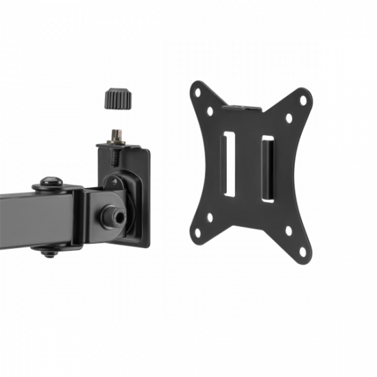 SBOX LCD-352/2-2, DESKTOP MOUNT (2 képernyős rögzítőkar), (17-32", max. 9 kg/monitor, max.VESA: 100x100 mm)