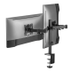 SBOX LCD-352/2-2, DESKTOP MOUNT (2 képernyős rögzítőkar), (17-32", max. 9 kg/monitor, max.VESA: 100x100 mm)
