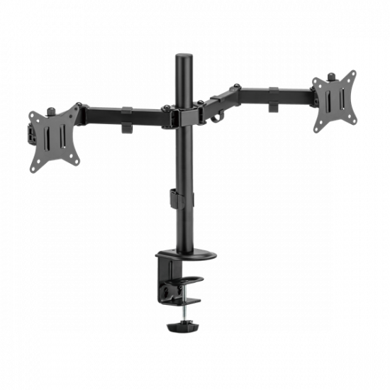 SBOX LCD-352/2-2, DESKTOP MOUNT (2 képernyős rögzítőkar), (17-32", max. 9 kg/monitor, max.VESA: 100x100 mm)