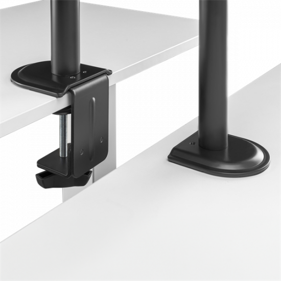 SBOX LCD-352/2-2, DESKTOP MOUNT (2 képernyős rögzítőkar), (17-32", max. 9 kg/monitor, max.VESA: 100x100 mm)