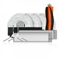 EZVIZ RS2 robotporszívó gyári tartozék csomag gördülő kefe + HEPA filter + felmosó rongy + élkefe