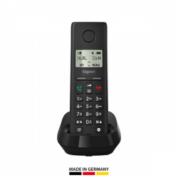 GIGASET DECT telefon, PURE 200, fekete