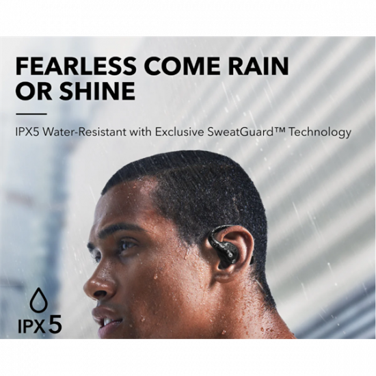 ANKER Vezeték Nélküli Fülhallgató, Soundcore AeroFit Pro, fekete - A3871G11