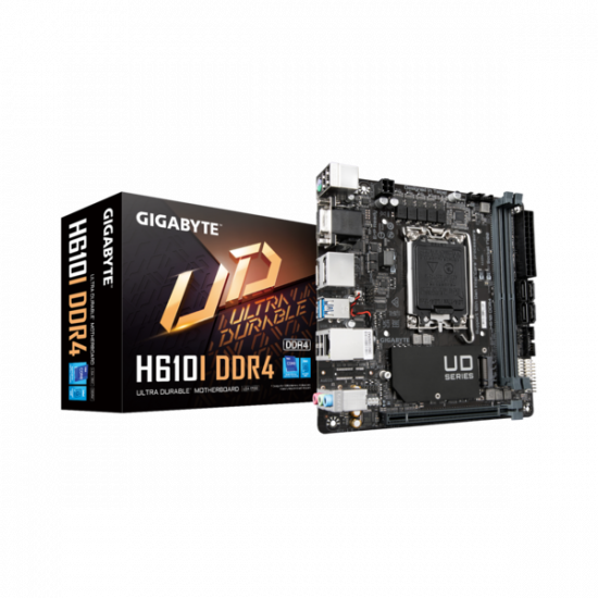 GIGABYTE Alaplap S1700 H610I DDR4 INTEL H610, mini-ITX