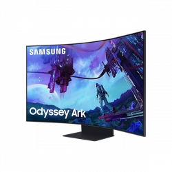 SAMSUNG Ívelt Gaming 165Hz VA monitor 55" G97NC, 3840x2160, 16:9, 600cd/m2, 1ms, 3xHDMI/DP/2xUSB/LAN/WiFi/BT, hangszóró