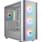 COOLER MASTER Ház ATX MasterBox 600, 4db ARGB Ventilátor, Tápegység nélkül, Üvegfalú, fehér