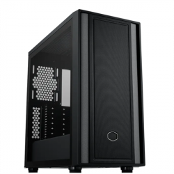 COOLER MASTER Ház ATX MasterBox 600 LITE, Tápegység nélkül, Üvegfalú, fekete