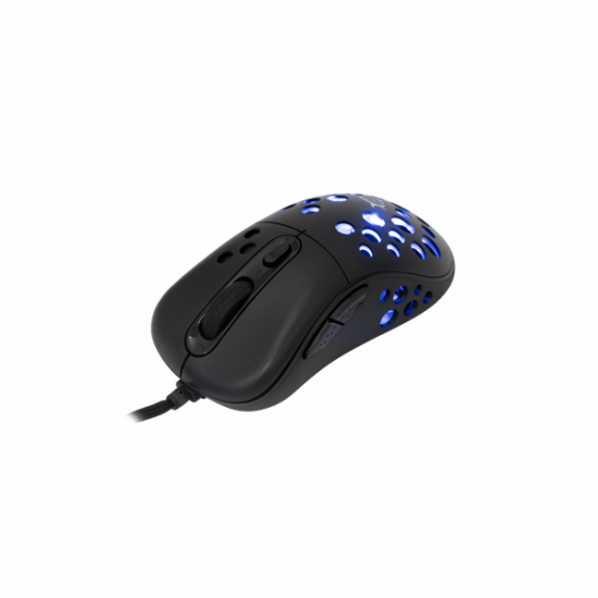 WHITE SHARK AZRAEL-B, GM-5013B gamer egér,6D, fekete, 7200 dpi, RGB