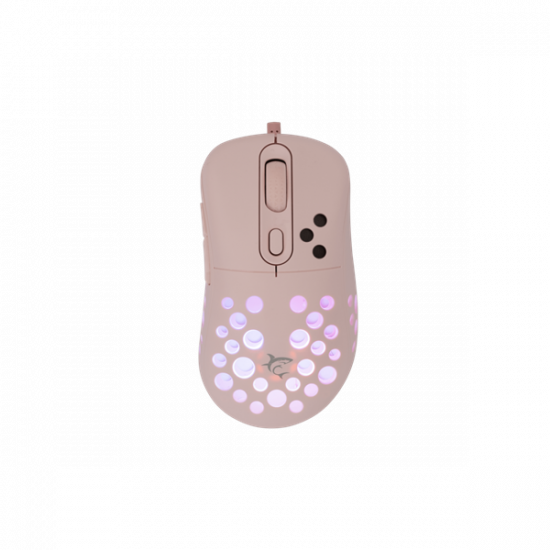 WHITE SHARK AZRAEL-P, GM-5013P gamer egér,6D, pink, 7200 dpi, RGB