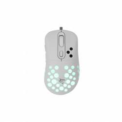 WHITE SHARK AZRAEL-W, GM-5013W gamer egér,6D, fehér, 7200 dpi, RGB