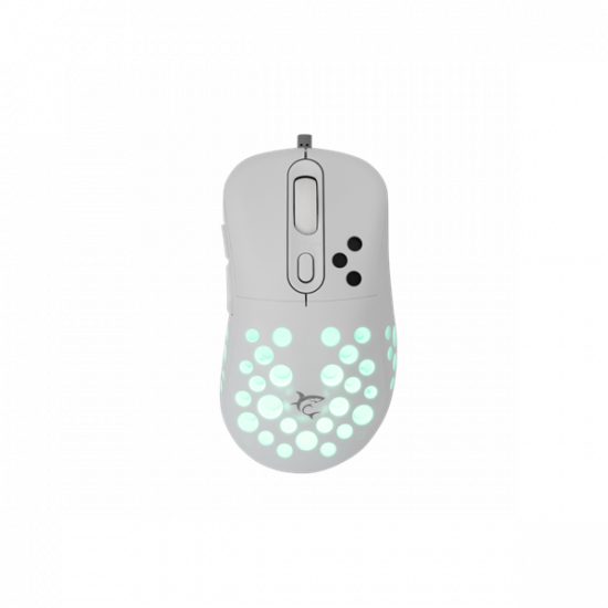 WHITE SHARK AZRAEL-W, GM-5013W gamer egér,6D, fehér, 7200 dpi, RGB