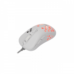 WHITE SHARK AZRAEL-W, GM-5013W gamer egér,6D, fehér, 7200 dpi, RGB