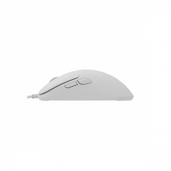 WHITE SHARK GRAPHENE-W, GM-5014W gamer egér,6D, fehér, 6200 dpi, RGB