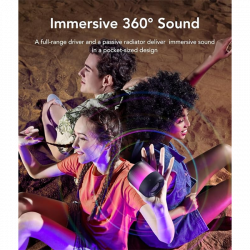 ANKER Bluetooth Hangszóró, Soundcore Glow MINI, 8W, vízálló, fekete -  A3136G11