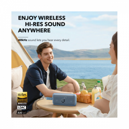 ANKER Bluetooth Hangszóró, Soundcore Motion 300, 30W, vízálló, frost blue -  A3135031