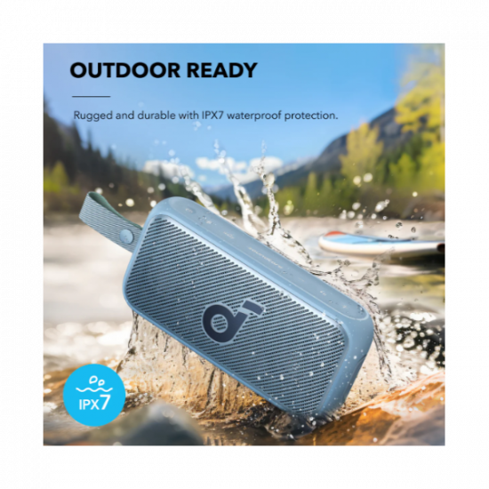 ANKER Bluetooth Hangszóró, Soundcore Motion 300, 30W, vízálló, frost blue -  A3135031