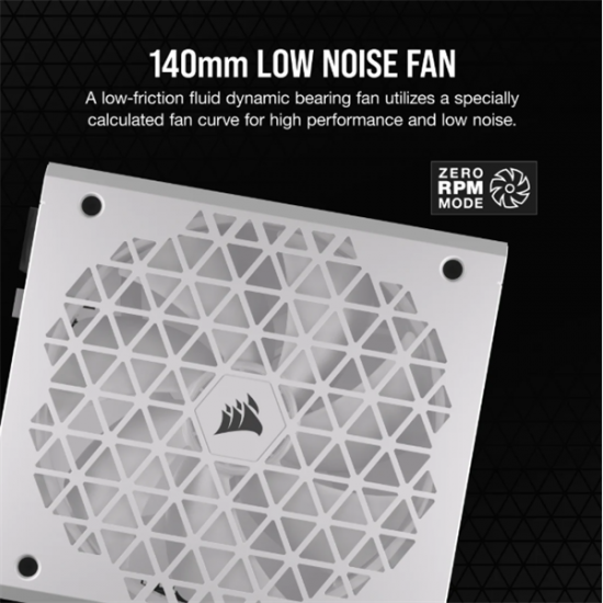 CORSAIR Tápegység Moduláris, RM850x Shift White, 850W, 14cm, 80+ Gold