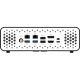 ZOTAC PC ZBOX, Intel Core i3 1315U 4.5GHz, HDMI, Displayport, TB 2xLAN, WIFI, BT, 2.5" HDD hely, 4xUSB, Passzív