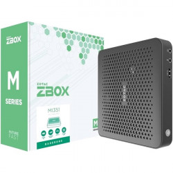 ZOTAC PC ZBOX, Intel N-series N100 3.4GHz, HDMI, Displayport, LAN, WIFI, BT, M.2 SSD hely, 4xUSB