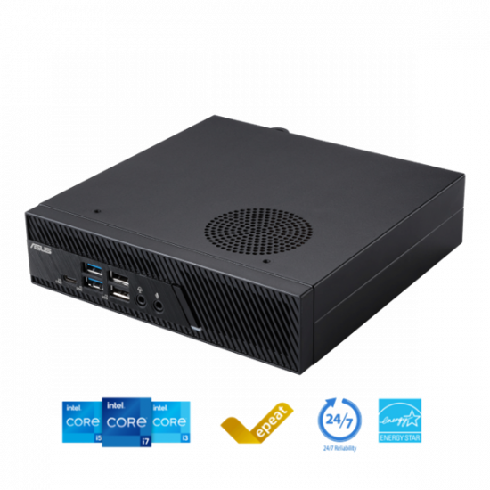 ASUS ExpertCenter miniPC PB63, Intel Core i3-13100, 8GB, 256GB SSD, HDMI, DP, WIFI, USB 2.0, USB 3.2, USB Type-C