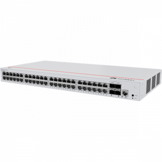 Huawei eKit Switch 48x1000Mbps + 4x10GE (SFP+) + 1konzol port, iStack, Layer2+ managed Rackes - S310-48T4X