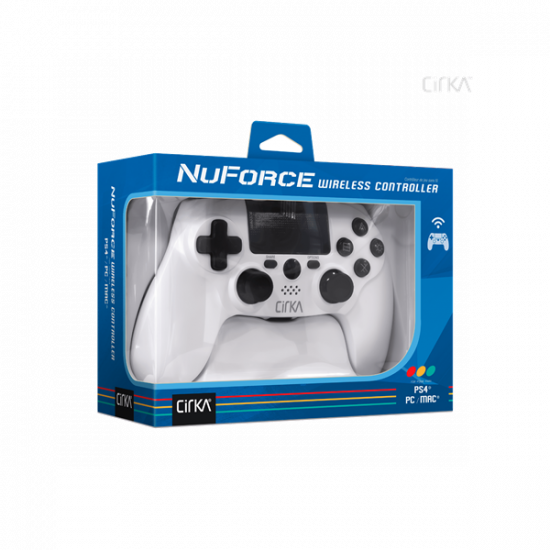 CIRKA NUFORCE PS4/PC/Mac Kiegészítő Vezeték nélküli kontroller, Fehér