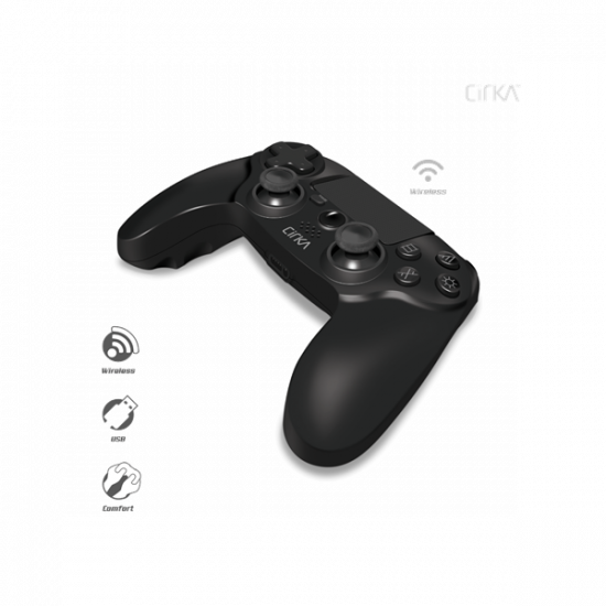 CIRKA NUFORCE PS4/PC/Mac Kiegészítő Vezeték nélküli kontroller, Fekete