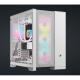 CORSAIR Ház 6500D AIRFLOW Dual Chamber, Tápegység nélkül, Edzett Üveg, fehér