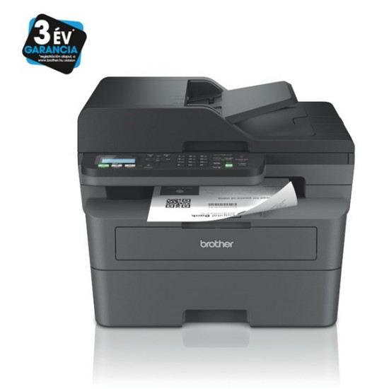BROTHER Lézer MFP NY/M/S/F MFC-L2802DW, A4, mono, 32 lap/perc, Wifi/LAN/USB, ADF, duplex, 1200x1200dpi, 128MB