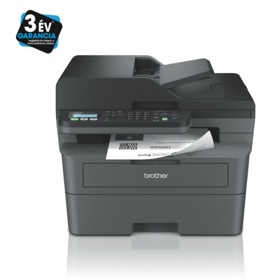 BROTHER Lézer MFP NY/M/S/F MFC-L2802DW, A4, mono, 32 lap/perc, Wifi/LAN/USB, ADF, duplex, 1200x1200dpi, 128MB