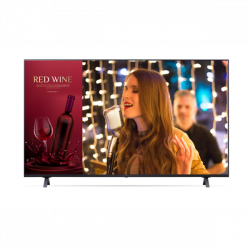 LG 16/7 TV Signage 50" 50UN640S, 3840x2160, 400cd/m2, HDR, 3xHDMI/USB/RJ45, webOS, HDR