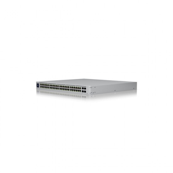 UBiQUiTi Switch 48x1000Mbps + 4x10000Mbps SFP+, Menedzselhető, Rackes - USW-PRO-48