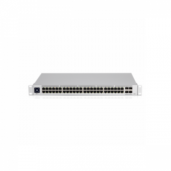 UBiQUiTi Switch 48x1000Mbps + 4x10000Mbps SFP+, Menedzselhető, Rackes - USW-PRO-48