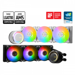 MSI CPU hűtő Coreliquid E360 2xARGB (vízhűtés), Univerzális